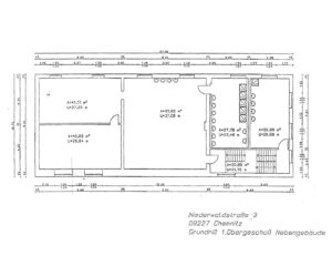Grundriss des Gewerbezentrum Einsiedel