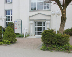 Eingang Gewerbezentrum Einsiedel
